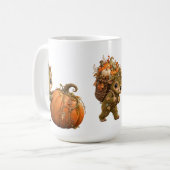 Tasse de citrouille de lutin de forêt mignonne (Devant gauche)
