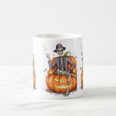 Tasse de citrouille d'Halloween (Centre)