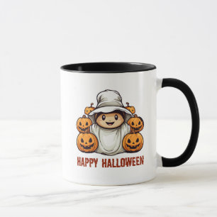 Tasse de citrouille d'Halloween