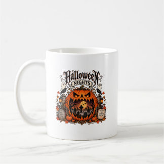Tasse de citrouille pour les nuits d'Halloween