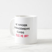 Tasse de classe de gestion de colère (Devant gauche)