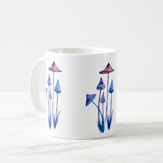 Tasse de classique d'art d'aquarelle de (Devant gauche)