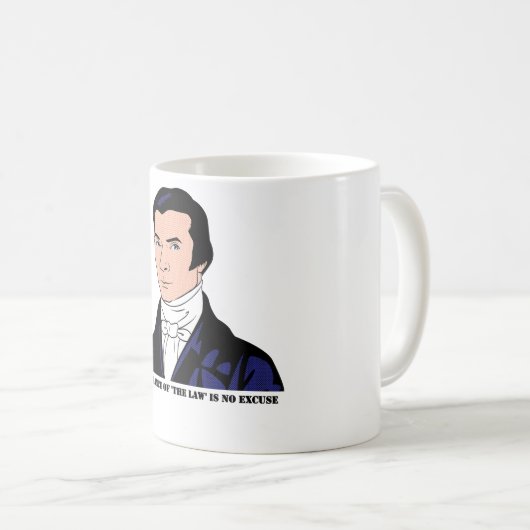 Tasse de classique de Bastiat (Devant droit)