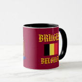 Tasse de classique de Bruges Belgique (Devant droit)