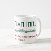 Tasse de classique de logo d'auberge d'Usonian (Devant droit)