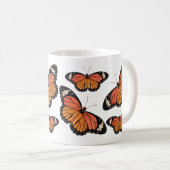 Tasse de classique de papillons de monarque (Devant droit)