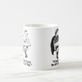 Tasse de classique de Superheroines de Codependent (Centre)