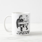 Tasse de classique de Superheroines de Codependent (Gauche)
