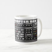 Tasse de clavier de Bernanke d'hélicoptère (Devant droit)