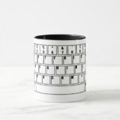 Tasse de clavier de PC (Centre)