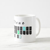 Tasse de clavier de Steno (Devant droit)