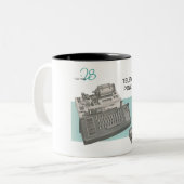 Tasse de clavier du model 28 de télétype (Devant gauche)