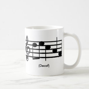 Tasse de clef triple de "Decaf"