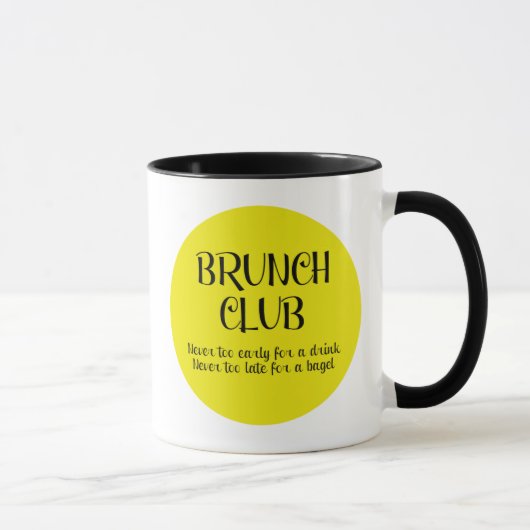 Tasse de CLUB de BRUNCH (Droite)