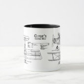 Tasse de Clyde " de culture de chat la "de Grumman (Centre)