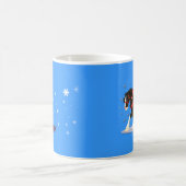 Tasse de Clydesdale de Noël (Centre)