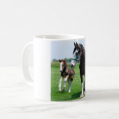 Tasse de Clydesdale et de pouliche (Devant gauche)