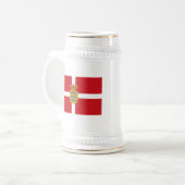 Tasse de COA du Danemark Flagw (Devant gauche)