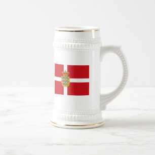 Tasse de COA du Danemark Flagw