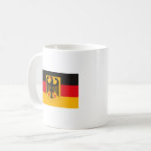 Tasse de COA du drapeau W de l'Allemagne (Devant gauche)