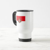 Tasse de COA du drapeau W du Monaco (Devant gauche)