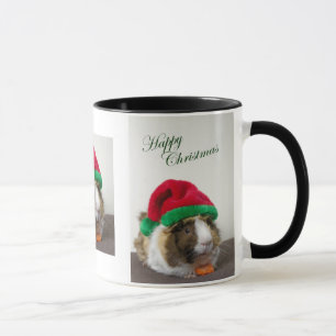 Tasse de cobaye de Noël heureux
