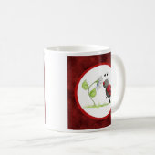 Tasse de coccinelle d'insecte de griffonnage (Devant droit)