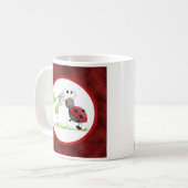 Tasse de coccinelle d'insecte de griffonnage (Devant gauche)