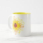 Tasse de coccinelle et de tournesol (Devant gauche)