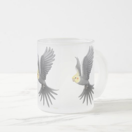 Tasse de Cockatiel de vol (Devant droit)