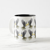Tasse de Cockatiels de vol (Devant gauche)