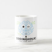 Tasse de codage Tech Brain pour programmeurs et co (Centre)
