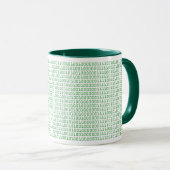 Tasse de code binaire (Devant droit)