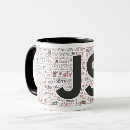 Tasse de code de Javascript (Devant gauche)