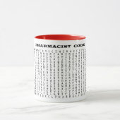 Tasse de code de pharmacien (Centre)