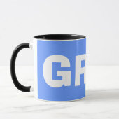 Tasse de code du pays de Greece* GR (Gauche)