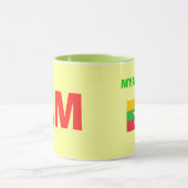 Tasse de code du pays de millimètre Myanmar (Centre)
