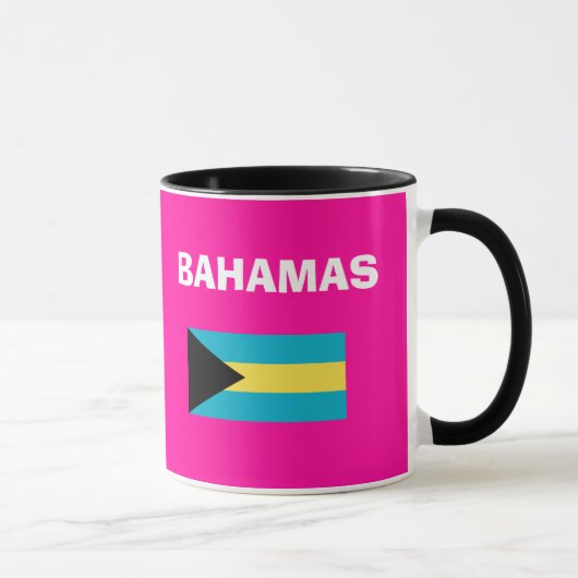 Tasse de code du pays des Bahamas - BS (Droite)