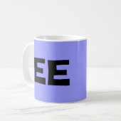 Tasse de code du pays d'Estonia* EE (Devant gauche)