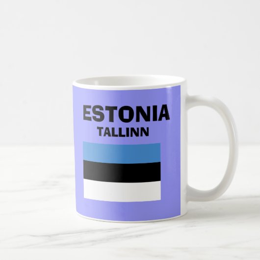Tasse de code du pays d'Estonia* EE (Droite)