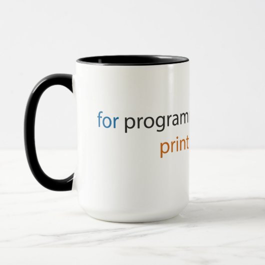 Tasse de codeur de python (Gauche)