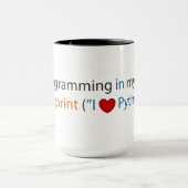 Tasse de codeur de python (Centre)
