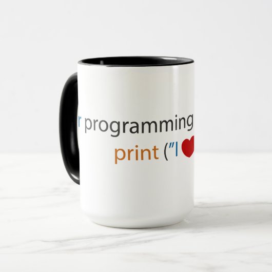 Tasse de codeur de python (Devant gauche)