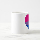 Tasse "de coeur bisexuel" (Centre)