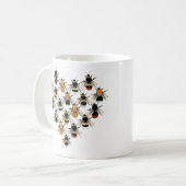 Tasse de coeur d'abeille (Devant gauche)