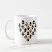 Tasse de coeur d'abeille (Gauche)