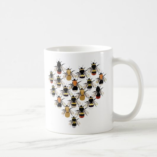 Tasse de coeur d'abeille (Droite)