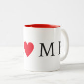 Tasse de coeur d'ATOUT (Devant droit)