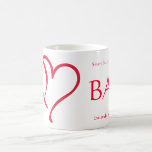 Tasse de coeur de bam