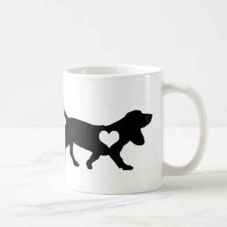 Tasse de coeur de Basset Hound